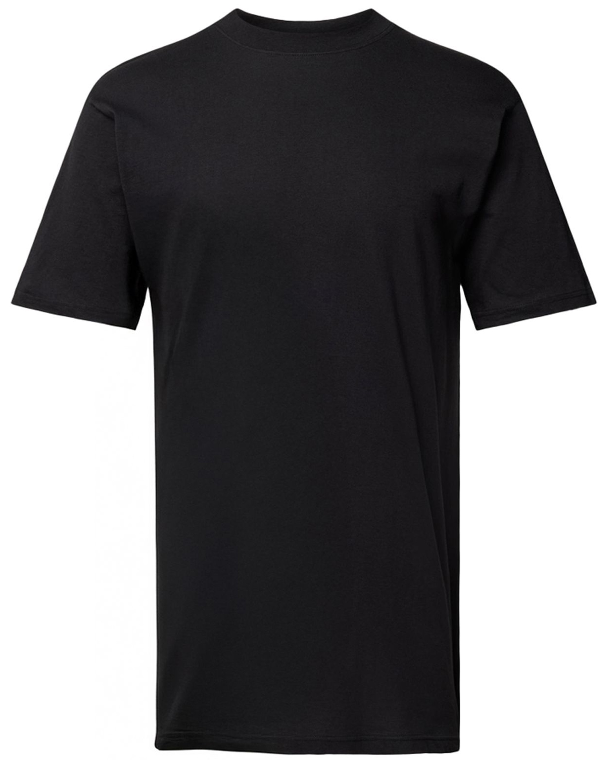 Hom T-shirt Harro met hoge boord zwart